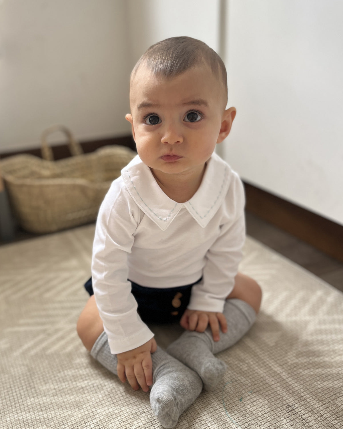 BODY MARINERO BORDADO CELESTE