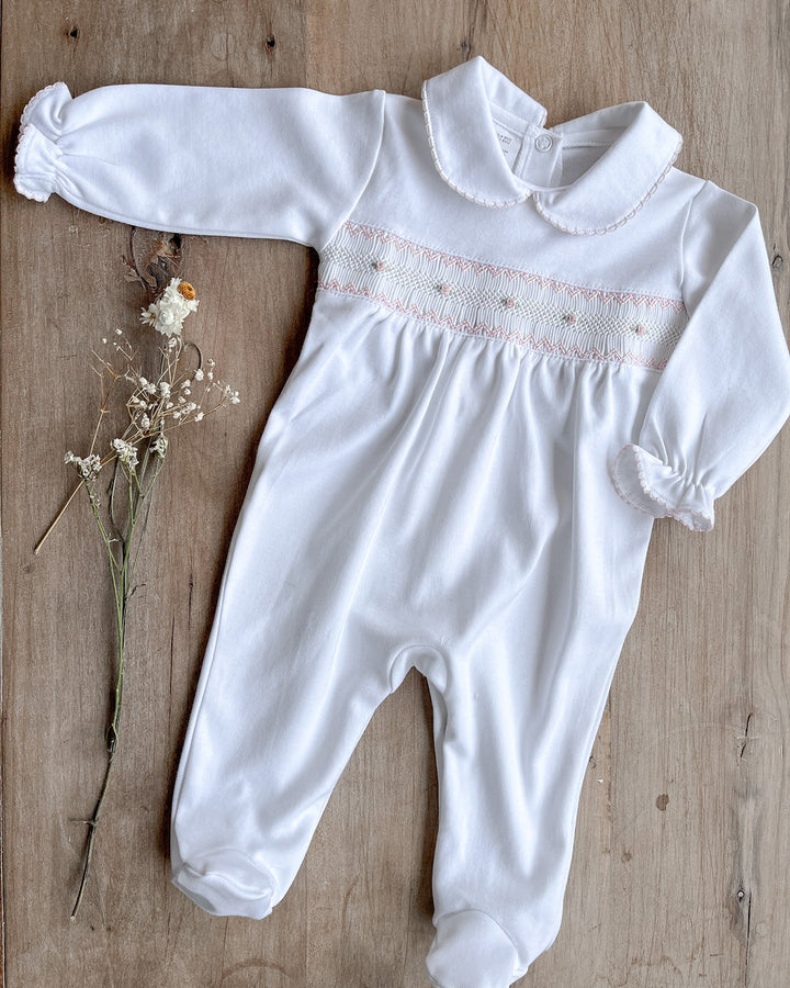 ENTERITO LACITO BORDADO BLANCO