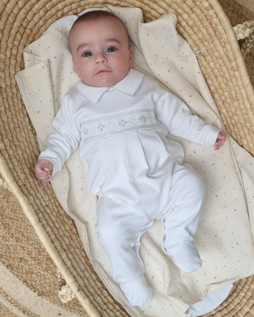 ENTERITO BORJA BORDADO BLANCO