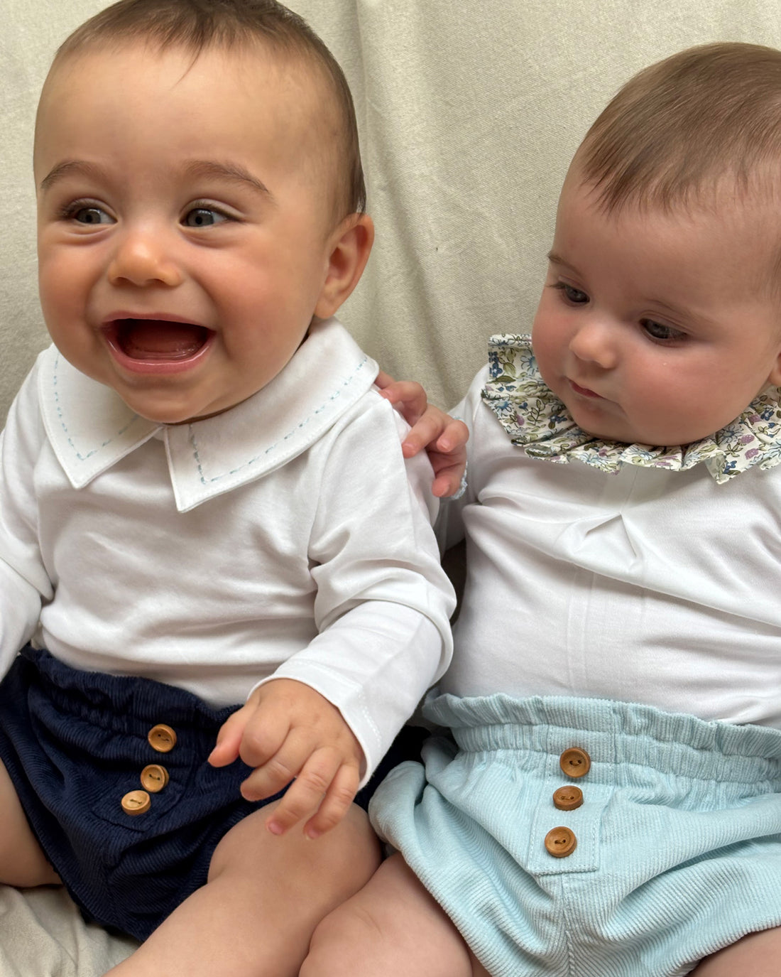 BOMBACHA BOTON COTELE AZUL