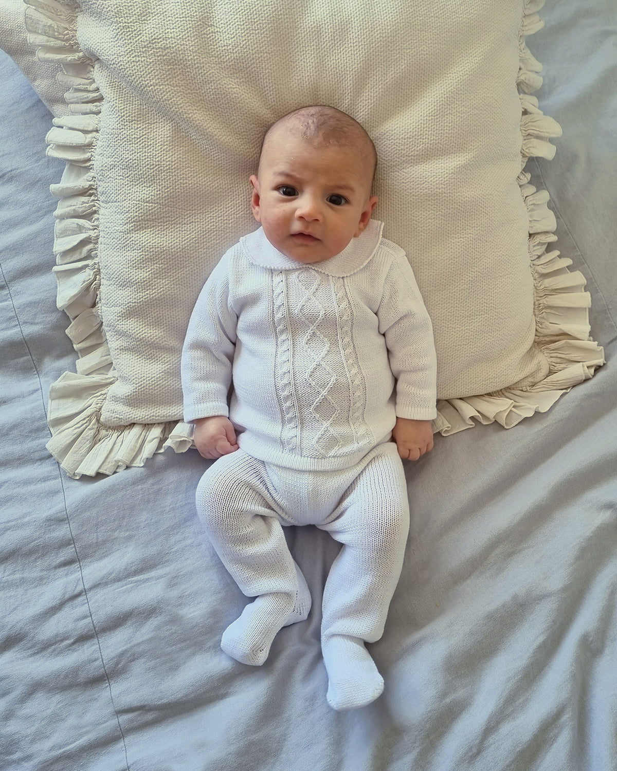 CONJUNTO ALPACA TEJIDO TRENZA