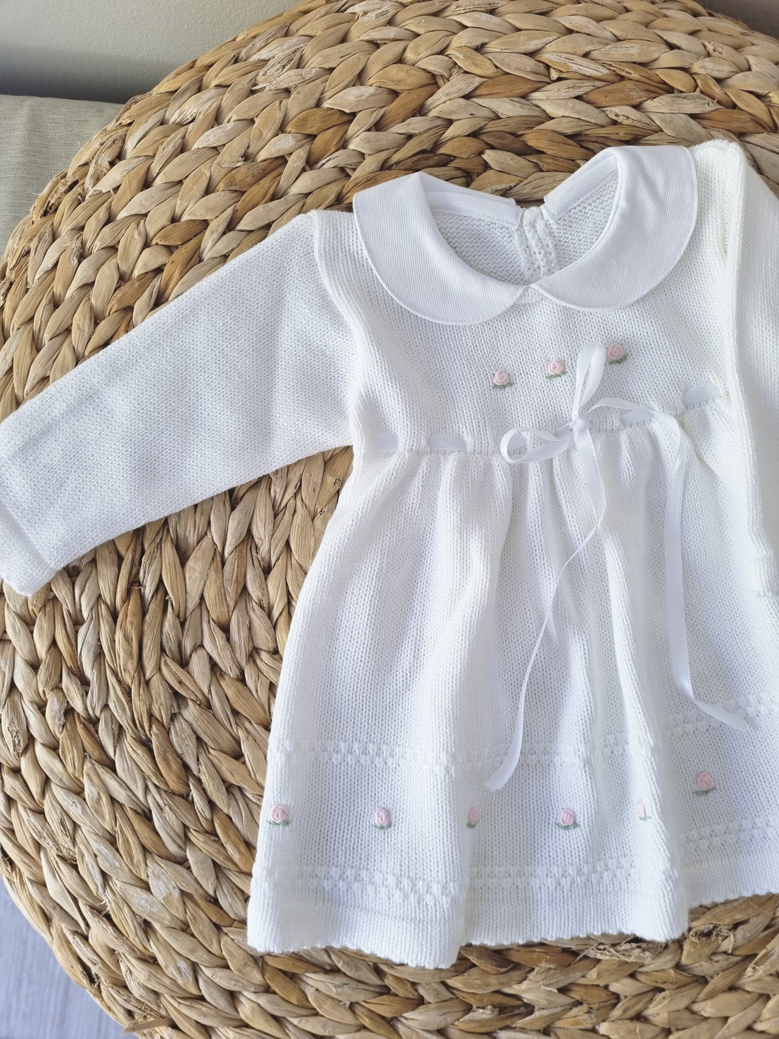 VESTIDO SARA TEJIDO ROSITAS