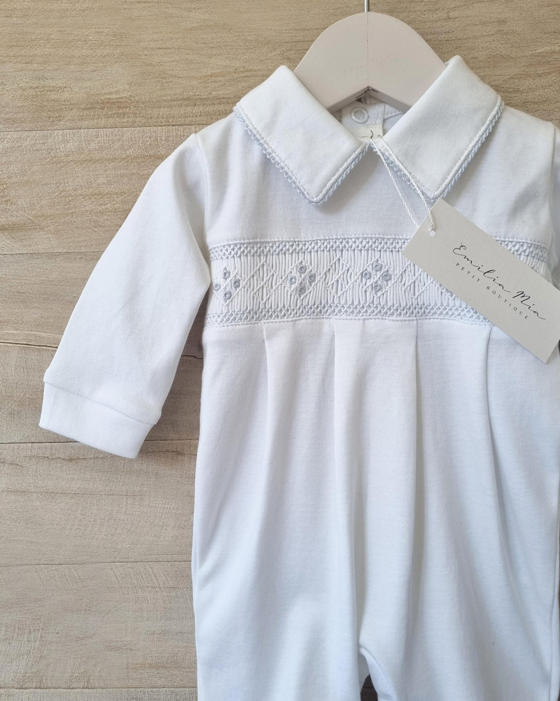 ENTERITO BORJA BORDADO BLANCO