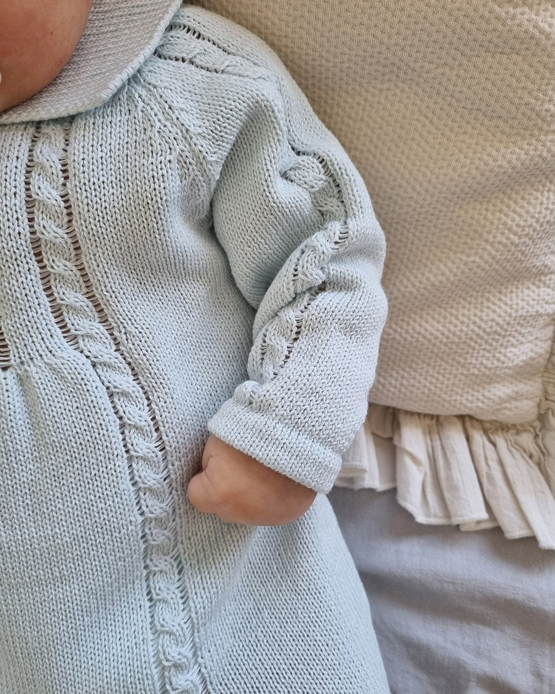 ENTERITO CLEMENTE TEJIDO CELESTE