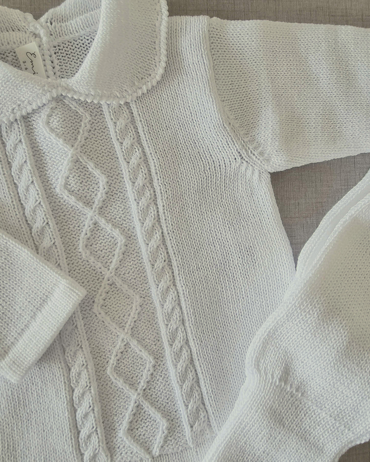 CONJUNTO ALPACA TEJIDO TRENZA