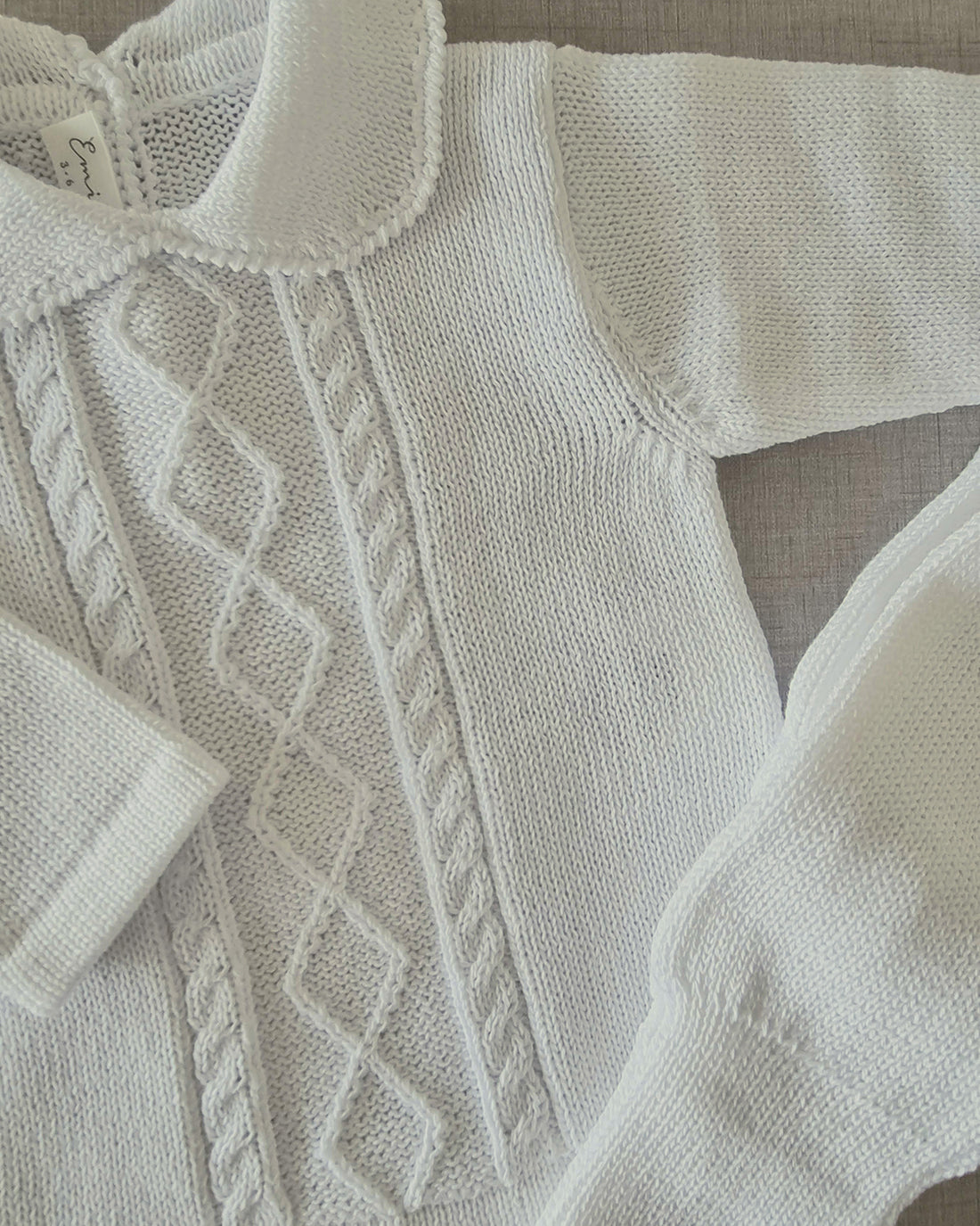 CONJUNTO ALPACA TEJIDO TRENZA