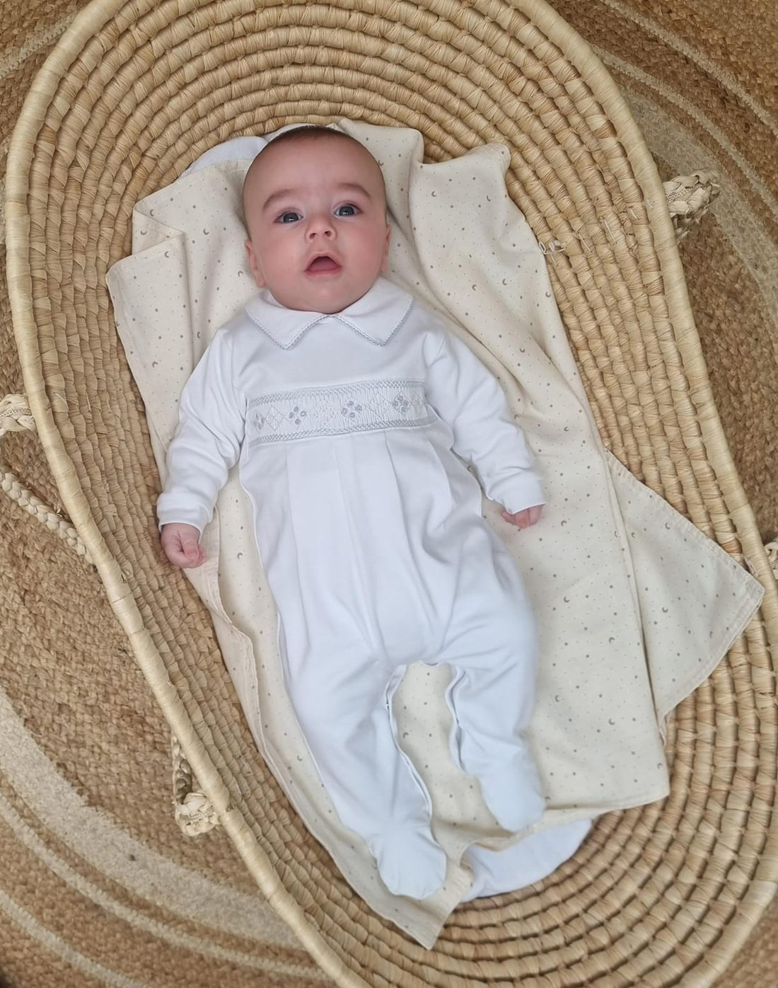 ENTERITO BORJA BORDADO BLANCO