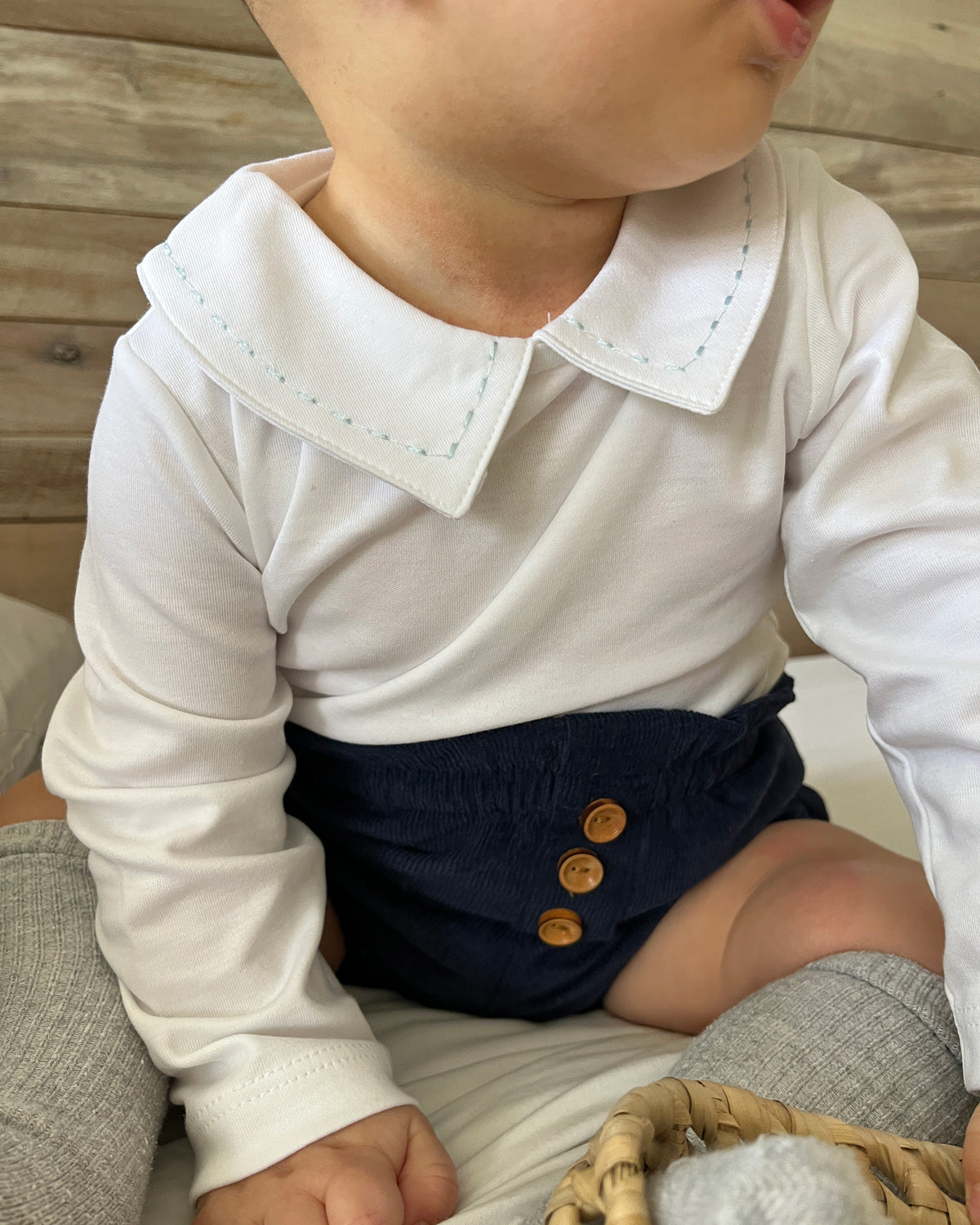 BODY MARINERO BORDADO CELESTE