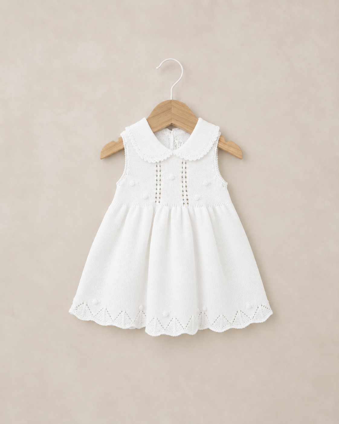 VESTIDO SOFÍA TEJIDO BLANCO